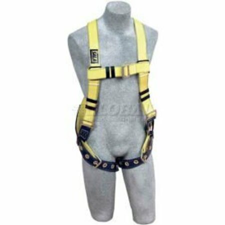 3M DBI-SALA 3M‚Ñ¢ DBI-SALA¬Æ Delta‚Ñ¢ Resist Coated Vest Harness, Back D-Ring, Tongue Buckle 1110990